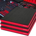 thumbnail image 1 of Caja de herramientas Foam ONREVA, paquete de 3 unidades, 56 x 46 x 4 cm, polietileno rojo y negro, 1 of 9