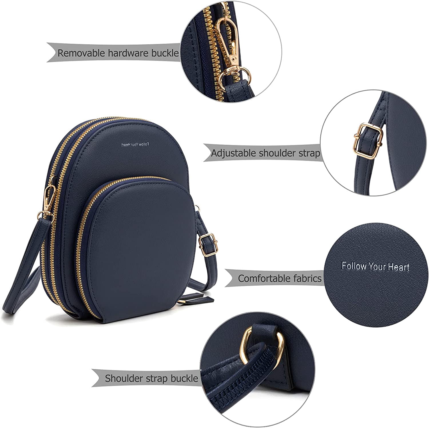 Mini PU Leather Backpack Purse Lightweight Daypack Convertible Shoulder Bag Amazon.com: FANCELINE Small Backpack Purse for Women Fashion  main image 3