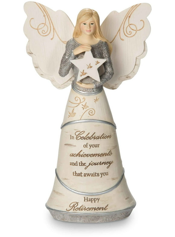 Pavilion Gift Company-Retirement 6.5 Inch Angel Holding Star