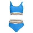thumbnail image 6 of TAIAOJING Women Swimsuit Bathing Suit Bikini Sets High Waisted Two Piece Sporty Swimsuits High Cut Bathing Suits, 6 of 6
