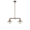 thumbnail image 4 of Innovations Lighting 209 Halophane Halophane 2 Light 21" Wide Linear Chandelier /, 4 of 7
