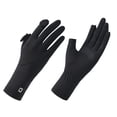 thumbnail image 1 of Guantes de protección solar Cola para mujer conducción golf deportes al aire libre playa Negro, 1 of 8