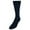 Navy, variant on Mens Mercerized Cotton Trouser Dress Socks, Powder Blue