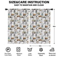 thumbnail image 2 of Blackout Kids Curtains,Cartoon Construction Vehicles Buildings Childrens Insulated Curtains Set Of 2,Bedroom Essentials,Toddler Room Decor 52"x84", 2 of 5