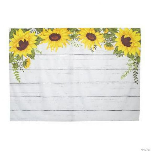 Premium Sunflower Backdrop, Birthday, Party Decor, 1 Piece