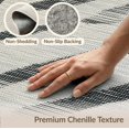 thumbnail image 5 of ODIKA Zebra Contemporary Print Abstract Stripe Inspired Wallpaper Blanket for Dorm Room, Small Living Apartment, Stain Resistant Low Profile, 5 of 6