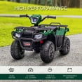 thumbnail image 3 of Aosom 12V Kids ATV Battery-Operated, Kids 4 Wheeler, Ages 3-5, Green, 3 of 9