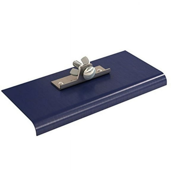 Bon 22740 9Inch by 4Inch Blue Steel Walking Concrete Edger, 12Inch Radius, 58Inch Lip