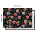 thumbnail image 5 of Colorful Halloween Pumpkins Summer Placemats Table Placemats Set Of 6-Linen Kitchen Washable Placemats Table Mats 11.8"x17.7" Non-Slip Heat Resistant, 5 of 5