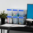 thumbnail image 3 of IRIS 3 Qt. Plastic Storage Bins with Lids, Clear Containers, Latching Totes 6Pk, 3 of 8