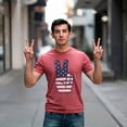 thumbnail image 4 of Mens Peace Sign American Flag T Shirt 4th Of July USA Patriotic Party Graphic Tee Graphic Tees, 4 of 9