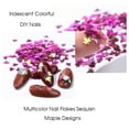 thumbnail image 6 of Stunning Nail Stickers Fall Leaf Glitter Sequin Decoration for Home Women Manicure Art, 6 of 8
