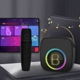 thumbnail image 4 of Portable Karaoke Machine Kids Karaoke Speaker Professional Mini Karaoke Machine for Baby Black, 4 of 7