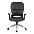 thumbnail image 3 of Black Bonded Leather Managers Chair by Office Star, 3 of 7