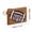 Brown, variant on Fiaya Women Beaded Handbag, Decorative Zipper Clutch with Keychain, Compact Evening Purse for Essentials, Trendy and Stylish, Black
