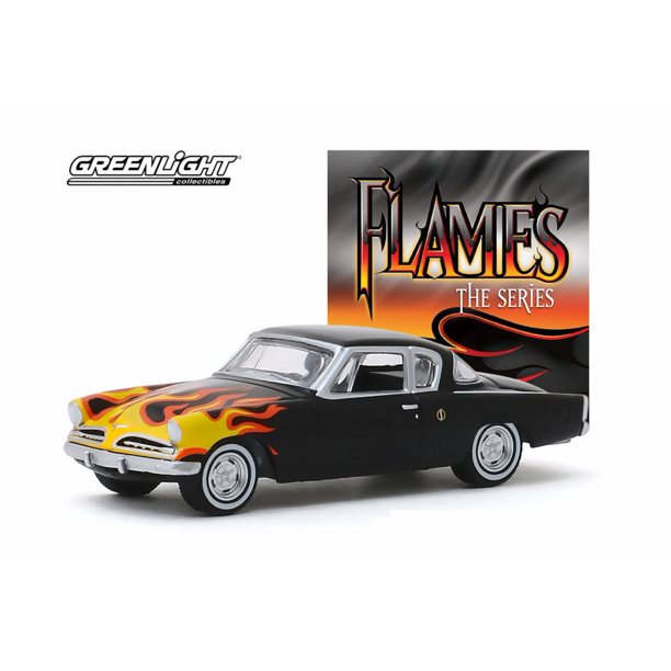 1954 Studebaker Champion, with Flames - Greenlight - 1/64 scale Diecast Model Car Walmart.com