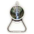 thumbnail image 1 of Cascada ciencias forestales paisajes naturaleza Acero inoxidable Metal cerveza tapa sacacorchos, 1 of 3