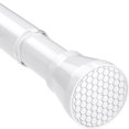 thumbnail image 1 of QINGYUN 1Pcs Shower Curtain Rod 45 to 75 Inch White Shower Curtain Rod No Drilling Adjustable Tension Curtain Rod for Windows Pressure Spring Curtain Rod for Doorway,Kitchen, 1 of 7