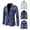 Blue, variant on UVEASISHA Blazer Suit Jacket for Men Lightweight Fashion One Button Blazer Jackets Slim Fit Casual Wedding Party Blazers Single Breasted Lapel Prom Coats Today Sales,Black,M