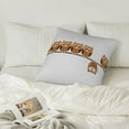 thumbnail image 6 of LNWH Decorative Pillow Covers, Cartoon Owl Square Sofa Decorative Knit Pillow Case, 24"x24", 6 of 8