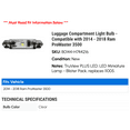 thumbnail image 2 of Luggage Compartment Light Bulb - Compatible with 2014 - 2018 Ram ProMaster 3500 2015 2016 2017, 2 of 2