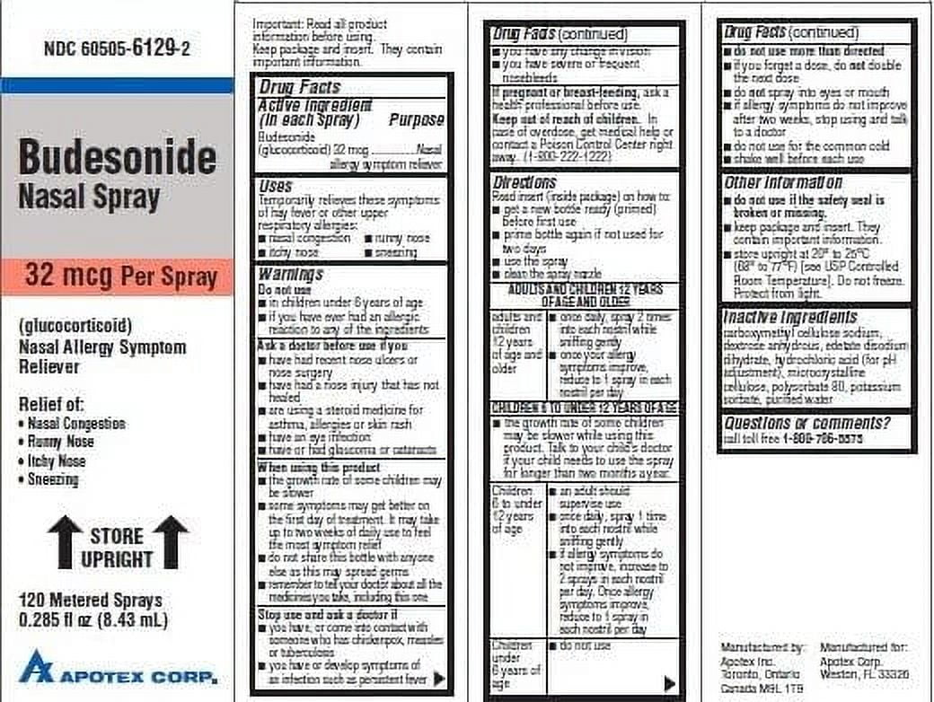 Nasal Spray | Allergy, Nasal Congestion, Runny Nose, Itchy Nose, and Sneezing | 32 mcg - 120 Metered Sprays | 2PK