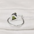 thumbnail image 5 of Natural Peridot Ring, Raw Peridot Gemstone Ring, August Birthstone, Adjustable Star Ring, 925 Sterling Silver, Womens Ring, Christmas, Thanksgiving, Handmade, Statement Jewelry, Rough Gemstone Jewelry, 5 of 5