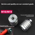 thumbnail image 3 of Angle Grinder to Grooving Machine Conversion Adapter - M14 Metal Fitting for 125/150 Type Grinders - Quick & Practical Tool Attachment for Efficient (Water/Electricity Grooving) - 49mm Height, 14.4mm, 3 of 5