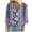 Purple, variant on Summer Casual Tops for Women Women's Half Sleeve Summer V-Neck Casual Tops Regular Printed Blouse Tops Blue L
