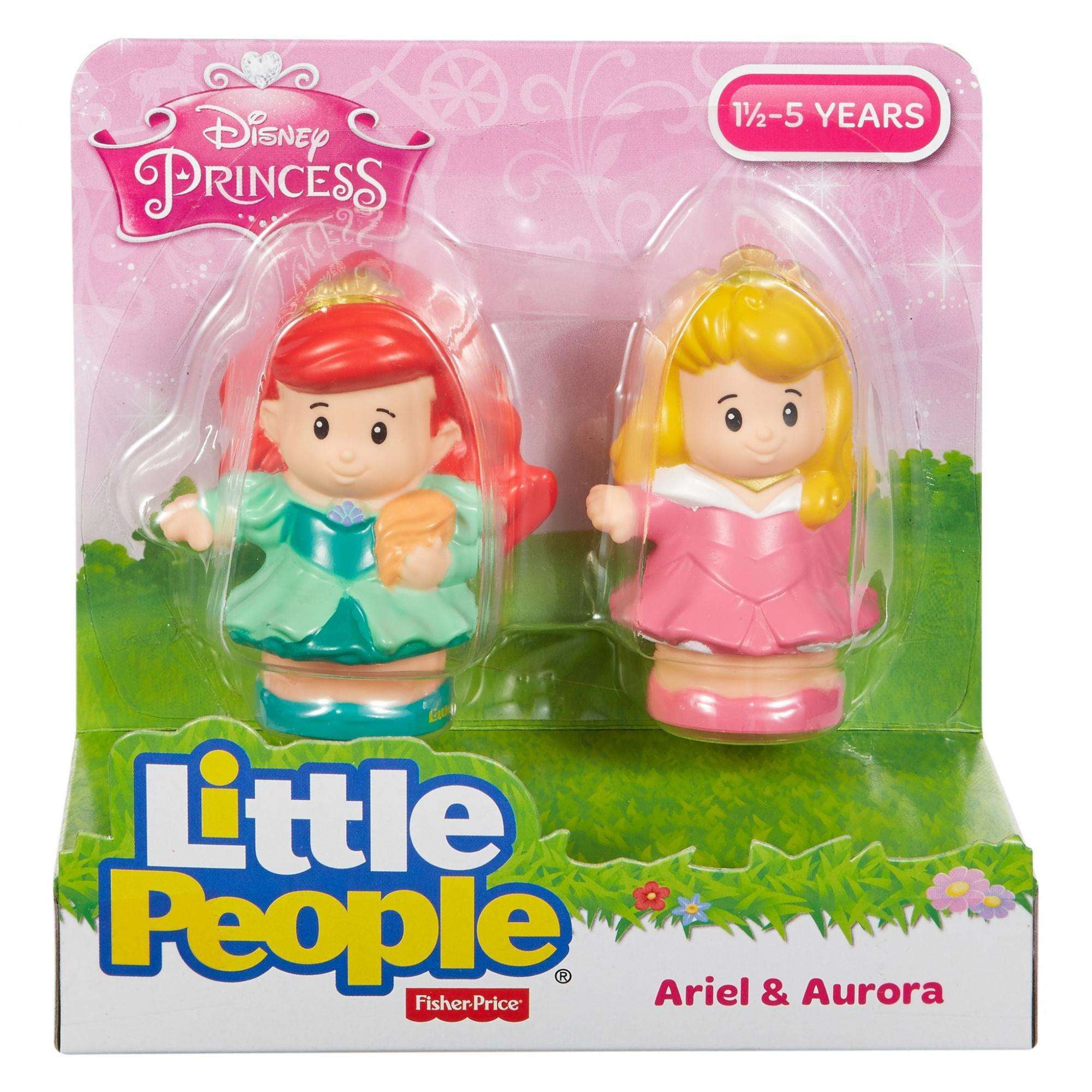 Fisher Price Little People Blonde Disney Princess Aurora #2 in Pink