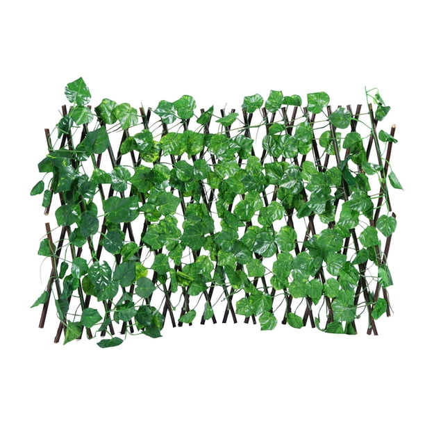 pstuiky Valla extensible, valla retráctil, valla artificial para plantas de jardín protegida
