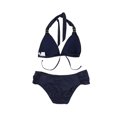 thumbnail image 2 of bar III Womens Triangle Side Tab 2 Piece Bikini, Blue, Small, 2 of 2