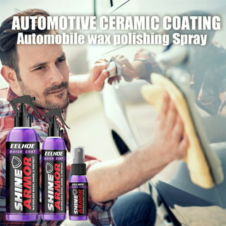 3 in 1 High Protection Quick Ceramic Coating Spray,Automotive Clear Coat  Spray,Quick Coat Car Wax Polish Spray for Cars,100ML 