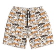 thumbnail image 5 of Goofa Shiba Inu Dog Printed Mens Swim Trunks Summer Quick Dry Short Beach Swimwear Bathing Suits-X-Large, 5 of 9