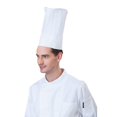 thumbnail image 5 of Lunfar Chapeau de Chef Haut en Blanc, 5 of 5