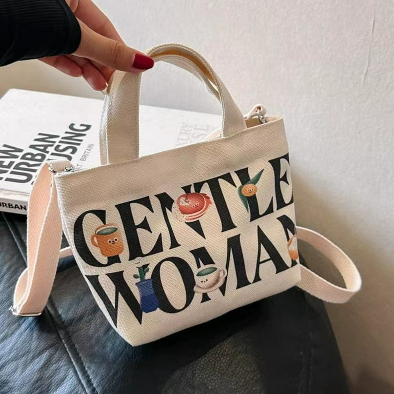 【GENTLEWOMAN】 Gentlewoman Travel Letter Printing Large Capacity Tote Bags