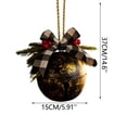 thumbnail image 3 of Metal Home Decoration, Gold Metal Christmas Jingle Bells 8 Inch Large Sleigh Bells Decoration For Tree Door Wreath Holiday Ornament Indoor, 3 of 7