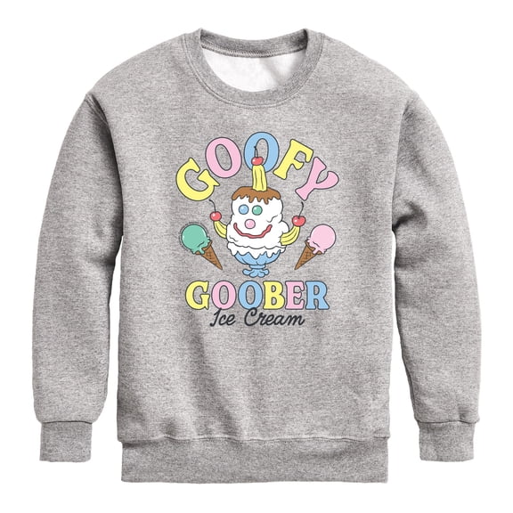SpongeBob SquarePants - Goofy Goober - Youth Boys Crew Fleece Sweatshirt