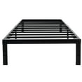 thumbnail image 1 of 45MinST 14 Inch Reinforced Platform Bed Frame/3500lbs Heavy Duty/Easy Assembly Mattress Foundation/Steel Slat/Noise Free/No Box Spring Needed, Twin, 1 of 4