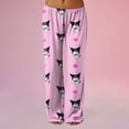thumbnail image 1 of Anime Pajamas Pants Women Cartoon Family Christmas Pajama Pants Kawaii Flannel Pajama Pants, 1 of 5