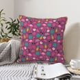 thumbnail image 6 of KLL Summer Flamingo Decorative Throw Pillow Covers Velvet Soft for Couch Sofa Bedroom Living Room Outdoor - 20"x20", 6 of 8