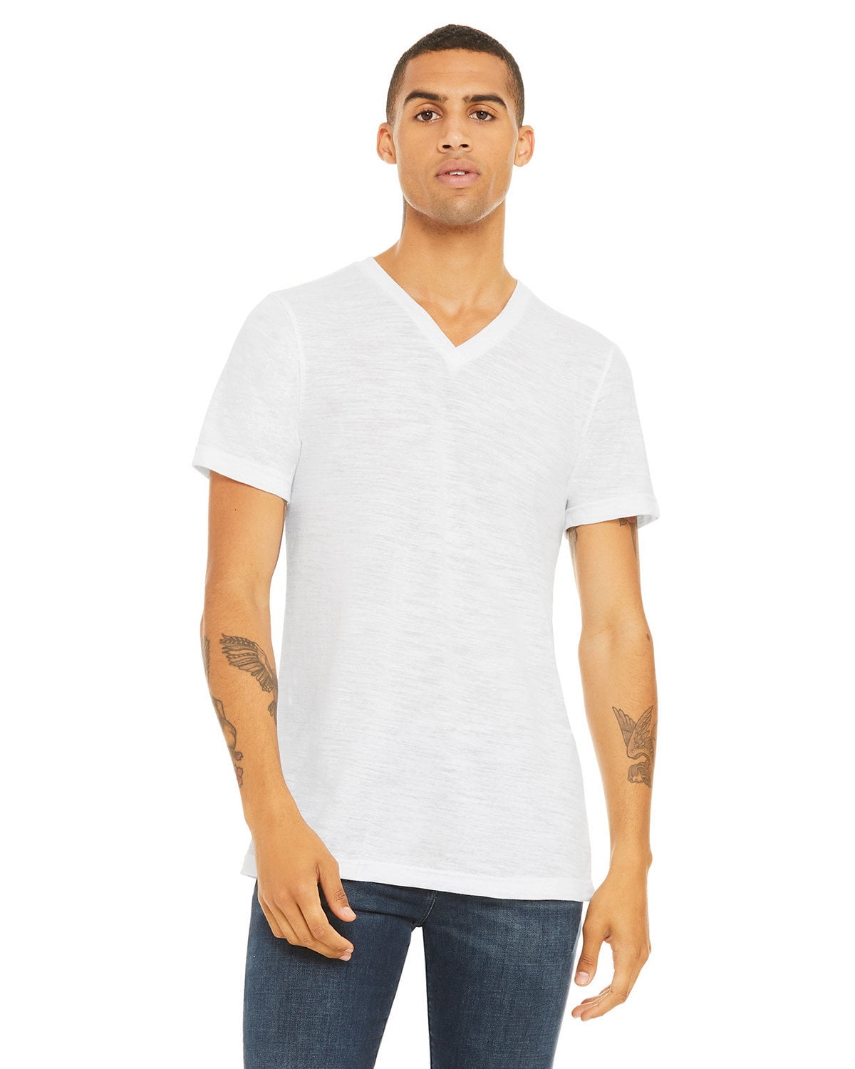 Bella + Canvas T-Shirts White Slub S 
