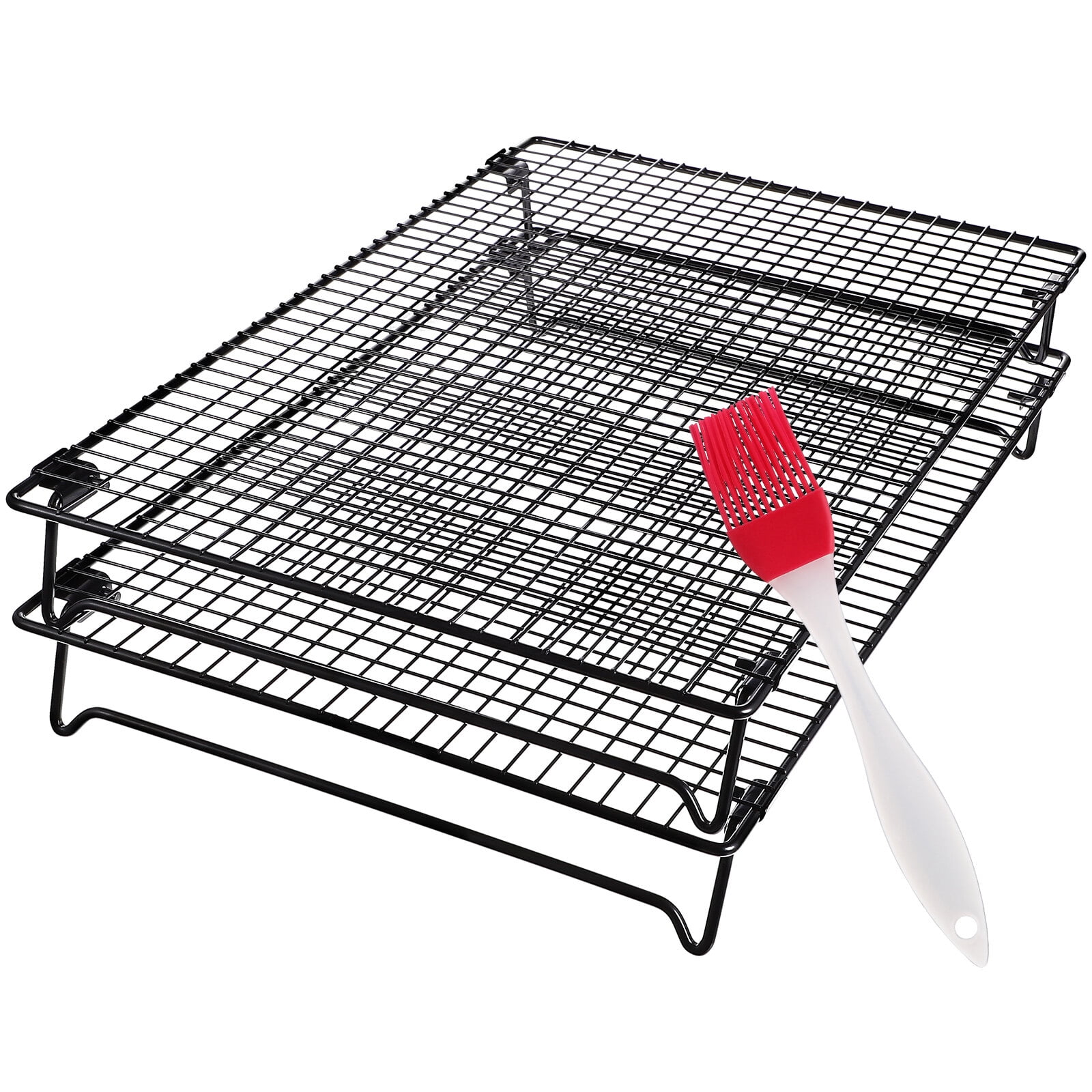 HOMEMAXS 1 Set Stackable Cooling Rack for Baking TwoTier Wire Cooling