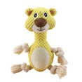 thumbnail image 1 of Graflsoa Interactive Squeaky Plush Chew Toy for Dogs - Yellow Bear, Anxiety Relief & Teeth Cleaning, Durable & Fun Playtime Companion, 1 of 6