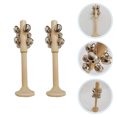 thumbnail image 2 of 2Pcs Wooden Stick Bells Musical Toys Musical Instruments Tools for Early Education, 2 of 9