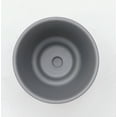 thumbnail image 2 of Mainstays Pottery 6in Ceramic Planter with Saucer,Gray, 2 of 9