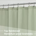 thumbnail image 5 of Mrs Awesome Waterproof Fabric Shower Curtain Liner Microfiber with 3 Magnets, Desert Sage -72"x72", 5 of 6