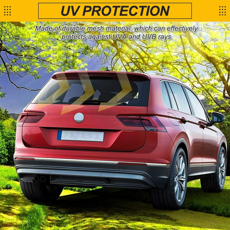 TivsiVer Sonnenschutz Auto Baby-Universal Sonnenschutz Auto Dehnbar for  Rear Windows-Mesh Fabric-High Breathability & 99% UV Sun Protection-Anti