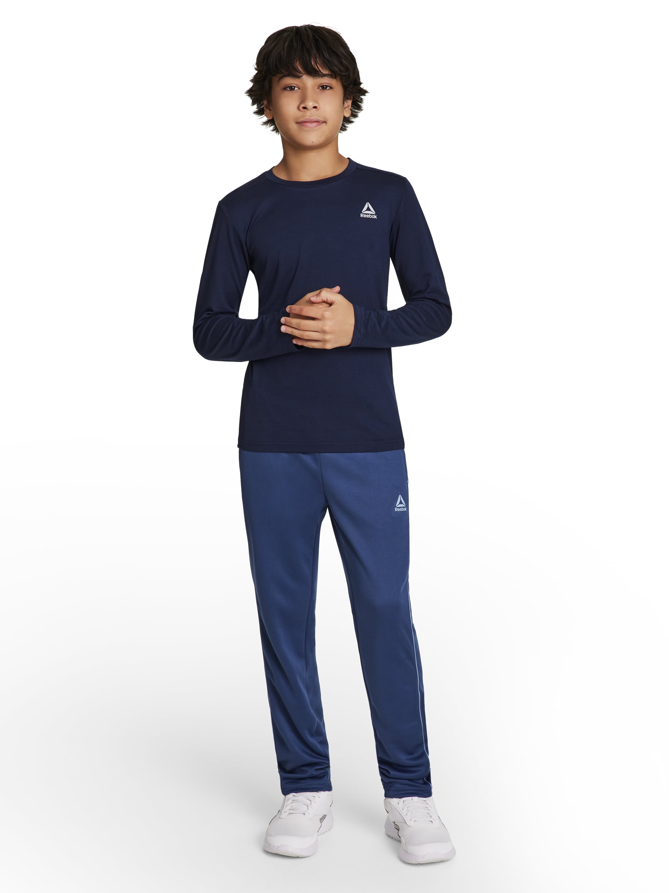 Reebok Boy's Legacy Performance Long Sleeve Core T-Shirt, Sizes 4-18
