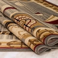 thumbnail image 3 of Allstar African Contours Collection Boats Area Rug (5' 2" x 7' 1"), 3 of 7